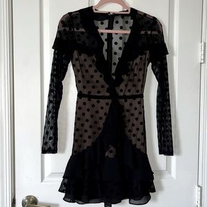 For Love & Lemons polka Dot dress. Size small